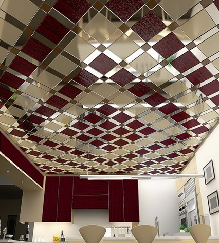 Алюминиевые подвесные потолки – виды, преимущества